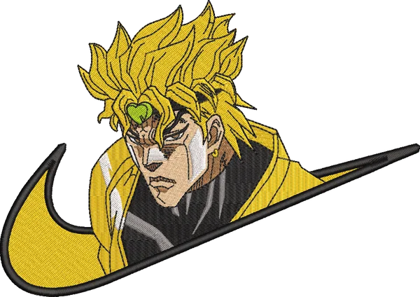 Vorschau des Stickmotivs: Nike × Dio – 3 Größen