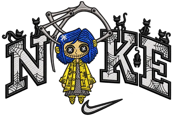 Náhled návrhu výšivky: Nike Coraline Jones