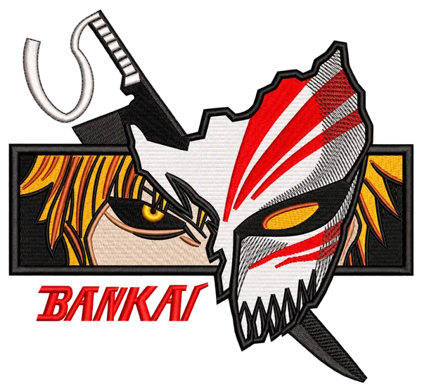 Náhľad návrhu výšivky: Bleach Bankai – 4 veľkosti